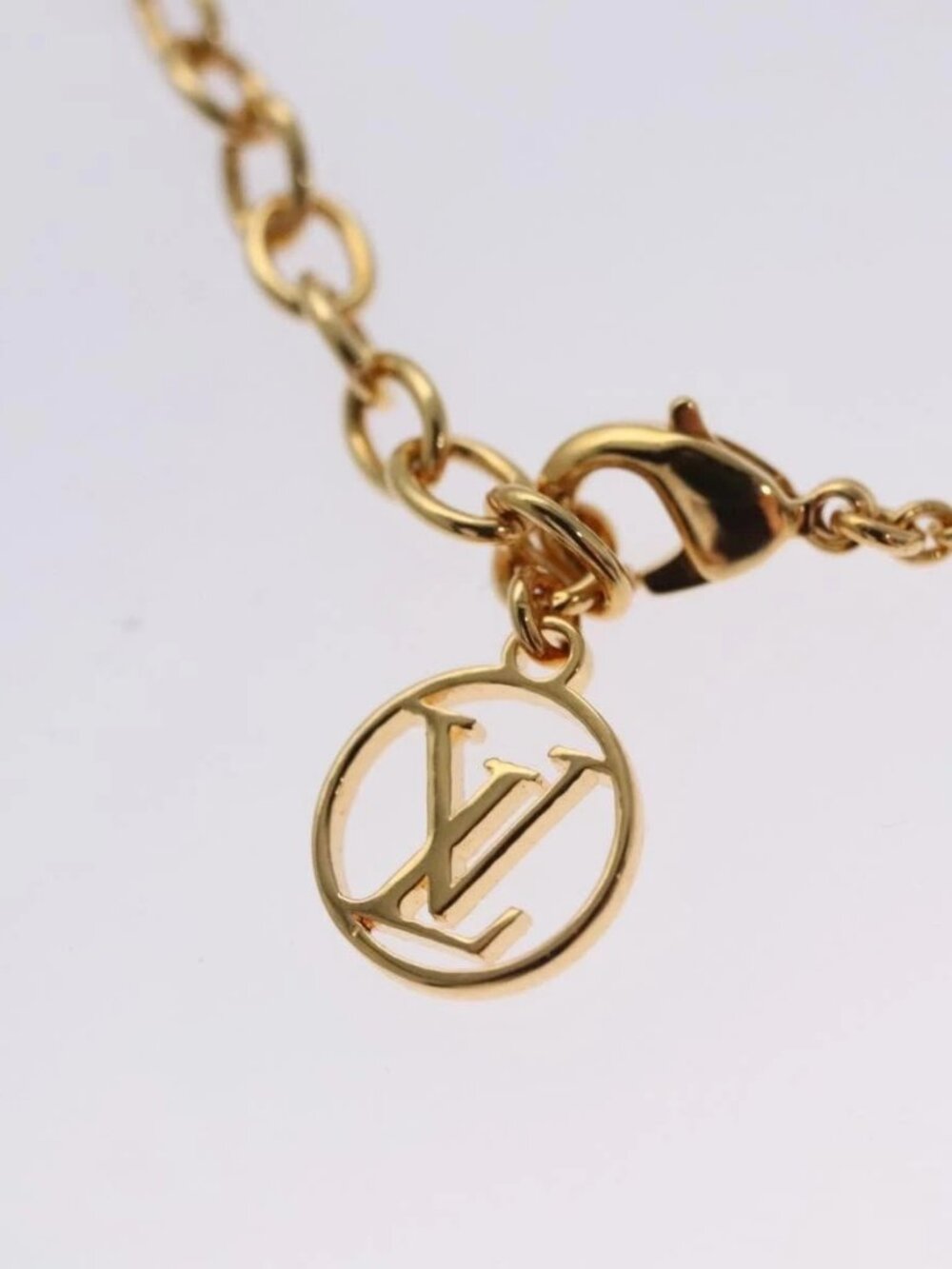 LOUIS VUITTON Collier LV Necklace metal Gold M00928 LV Auth 115662 - Picture 14 of 15